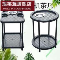 Tea House Mahjong Machine Tea Table Thicken Plus High Plastic Small Table Large Smoke Cylinder Chess room Chair Corner A Few Tea Water Racks