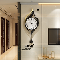 Modern atmospheric clock wall clock living room light luxury creative decoration wall watch home personality fashion mute art clock