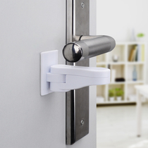Baby safety lock lengthened anti-opening artifact free punch anti-theft door handle anti-opening device anti-pet door opening lock