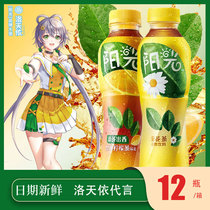 Luo Tianyi endorses Coca-Cola Sunshine Tea Bottled lemon tea drink Chrysanthemum tea 12 bottles in a box