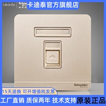 Original Schneider Switch Socket: A Voice Phone Socket 86 Panel