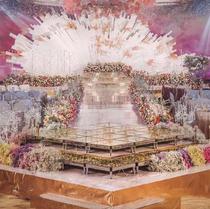 Floor shopping mall filament banquet birthday bar exhibition hall display hall wedding hall celebration wedding wedding stage