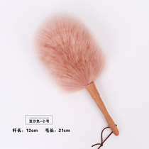 Sweep dust feather Zenzi car feather duster dust removal sweep dust household high-end car with long rod old-fashioned retractable