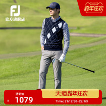 FootJoy golf clothing new mens autumn and winter warm windproof golf Sports High Performance mens trousers