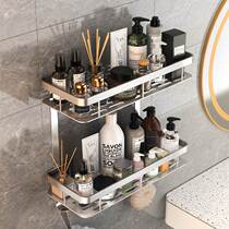 Bathroom toilet shelf free punching toilet toilet washstand storage shelf bath wall wall-mounted
