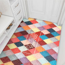 Nordic silk rodeo mat Foyer door can be cut toilet doormat entry bathroom non-slip mat Household mat