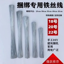 Fleshy cliff pile fixed iron wire galvanized fixer U-shaped iron wire household manual binding wire bundling galvanized