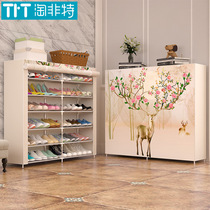 Shoe rack Household bedroom dustproof indoor good-looking economical large-capacity dormitory multi-storey simple doorway saves space