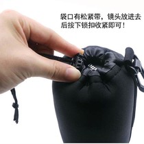 Thick-proof micro single lens barrel protective cover protective bag storage running bag lens bag SLR camera lens bag
