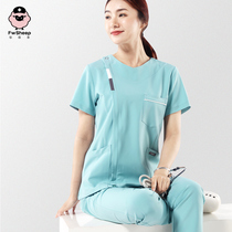 Surgical suit Male and female doctor elastic hand washing suit Boutique doctor nurse suit Cosmetic dentistry isolation suit Slim fit