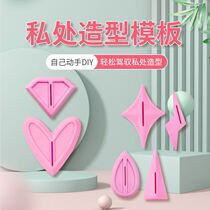 Private Styling Pubic Hair Trim Stencil Bikini Thread Trimmer Female Private Hair Styling Mold Model Styling