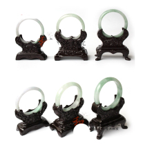 High-grade solid wood plum bracelet stand display shelf jewelry Jade props jade bracelets hold jewelry base