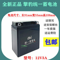 Old imported Honda CG125 motorcycle battery flower cat silver Cat 12V3A battery battery maintenance-free