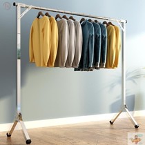 Cool clothes carrying outdoor cool clothes carrying bracket home balcony telescopic single-pole hanging cool clothes outdoor drying quilt artifact