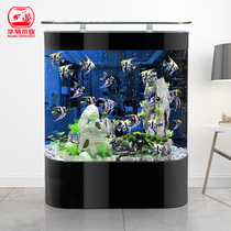 Golden Arowana turtle tank household living room large HD glass ecological bottom filter landscaping aquarium free water change