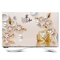 TV cover dust-proof sunscreen fabric decoration household 32-inch to 80-inch hanging desktop curved surface Universal