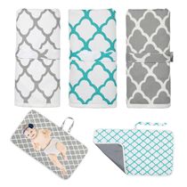 Out baby diaper pad waterproof urine pad foldable cotton wave geometry Amazon pad selling Mother and baby manufacturers