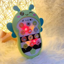  Baby can bite the gum Baby childrens music mobile phone simulation mobile phone light music Early education puzzle charging hand