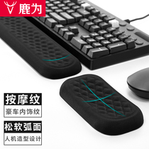 Luwei mechanical keyboard hand holder Memory cotton mouse pad Wrist comfort hand protector Gaming game palm holder 87-key wrist holder