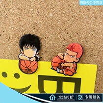 2 Slam Dunk basketball creative pushpins Cork photo wall decoration felt door message cartoon nail