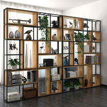 Nordic iron bookshelf shelf living room floor simple storage shelf office multi-storey modern creative bookshelf