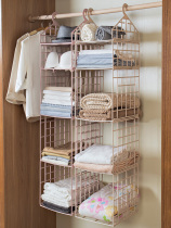  Dormitory artifact hanging wardrobe hanging bag household wall hanging wardrobe shelf underwear underwear bag storage bag