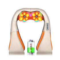 Wireless kneading massage shawl charging neck and shoulder music Car cervical massager Neck and shoulder whole body