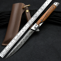 Outdoor knife self-defense cold weapon folding knife knife sharp high hardness portable knife wild survival knife