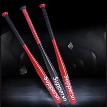 Thickened alloy steel baseball bat Car self-defense matte matte black baseball bat Quenching and hardening home defense baseball bat