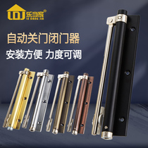 Wooden door screen window hinge door closer Automatic closing retractor Free slotting spring Simple adjustable sliding door closer