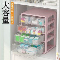 Household medicine box storage box home large-capacity multi-layer Medicine medical full large and large first aid kit