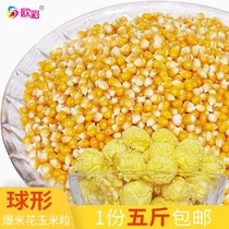 European color 5 pounds round ball corn large ball popcorn corn popcorn corn kernels cornflour popcorn raw materials