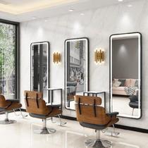 Barber shop mirror mirror table Hair cutting chair Hair salon with lights Childrens custom table and chair Hair salon mirror wall mirror HD