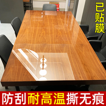 Furniture film high temperature resistant high-end dining table coffee table solid wood table Marble table desktop transparent protective film anti-scalding