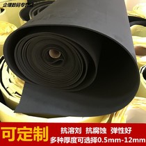 EVA foam black without glue sponge rubber sealed shockproof foot mat sheet 1mm-10mm thick