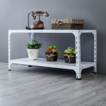 Gubao two-story angle steel shelf warehouse household multi-layer free combination kitchen balcony shelf display small shelf