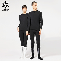 ldski ski underwear autumn and winter warm clothes Outdoor Sports mens and womens underwear set sweat-absorbing quick-drying autumn clothes