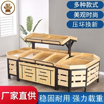 Supermarket fruit shelf display stand vegetable shelf fruit shop shelf creative multi-layer oblique commercial