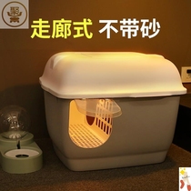 Oversized cat litter basin long channel fully enclosed anti-splash with sand toilet cat anti-odor corridor large size