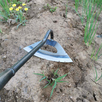 Manganese Steel Small Hoe Head Dug Multifunction Flat Ash Hoe Ground Squeegee Steel Harrow Thickened Agrotool Tool Big Whole Dish
