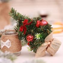 Mini Small Christmas Tree 20cm Small Christmas Tree Christmas tabletop decoration ornaments Christmas Decoration supplies