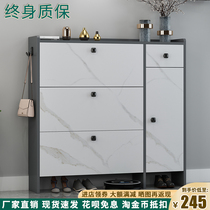 Shoe cabinet Ultra-thin dump 17cm household door large capacity storage cabinet Simple simple modern locker shoe rack