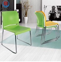 Student plastic steel chair modern simple PP plastic chair stacked reading chair staff restaurant reception chair tea room chair