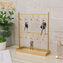 Desktop Iron Art Key Ornament Rack Shelf Creative Shelf Doorway Entrance Hook Hyun Guan Jin Door Key Rack