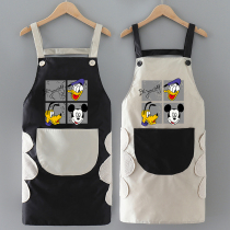Apron Home Kitchen Ladies Summer Thin WATERPROOF OIL PROOF WORKWEAR 2021 NEW WEB RED CUSTOM LOGO PRINT