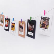 Photo Net red photo wall clip decoration hemp rope dormitory clip girl heart room layout creative photo frame hanging wall