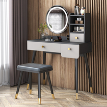 Dresser Bedroom modern simple makeup table Telescopic net red ins wind storage cabinet One with lights Light luxury small