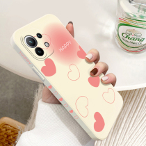Xiaomi 11 phone shell woman suitable for mi10s youthful version lite soft cover 9 new lenses all-bag civi straight edge liquid silicone minimalist gradient ins wind advanced senses mesh red anti-fall housing