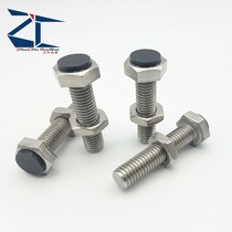 TDB51-M12 with polyurethane stop Bolt limit outer hexagonal carbon steel national standard galvanized UST12-30