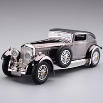 Simulation metal Bentley classic car model nostalgic retro alloy car model Bentley sedan ornaments